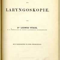 <em>Praktische Anleitung zur Laryngoskopie</em>